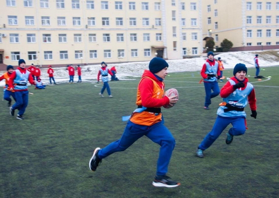 Среди учащихся Ставропольского президентского кадетского училища состоялись игры Первенства по тэг-регби