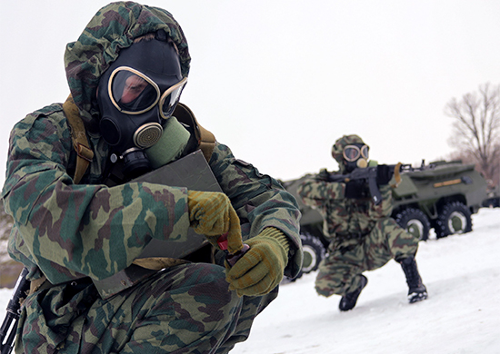 Тренировку по РХБ защите провели военнослужащие ВВО в Амурской области, в рамках «Единого дня специалиста РХБ защиты»