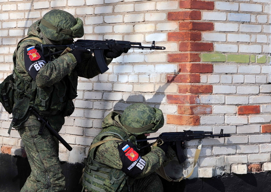В Республике Бурятия военные полицейские отработали задачи по противодействию терроризму