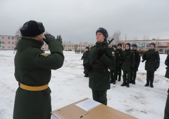 В Тейковском ракетном соединении прошло торжественное приведение к Военной присяге военнослужащих по призыву