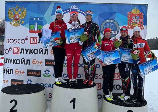Армейские спортсмены завоевали три «серебра» на седьмом этапе Кубка России по лыжным гонкам