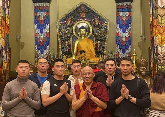 Курсанты Военного института (инженерно-технического) ВА МТО приняли участие в главном буддийском празднике Сагаалган