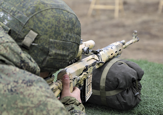Снайперы мотострелкового подразделения общевойсковой армии ЗВО вышли в армейский отборочный этап конкурса «снайперский рубеж-2023»