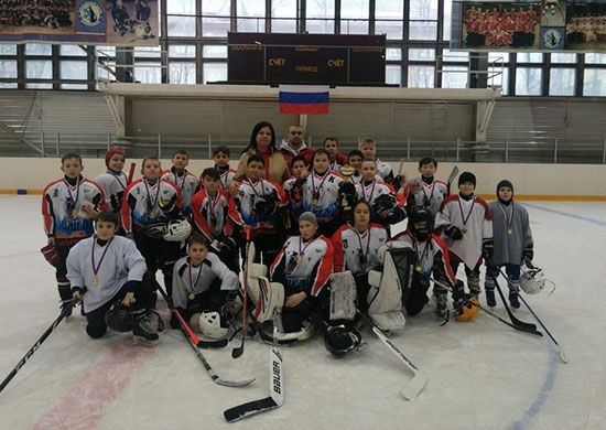 Команда юных хоккеистов пополнила юнармейские ряды в Ханты-Мансийском автономном округе