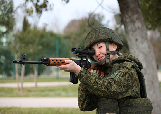 Личный состав 58-й общевойсковой армии ЮВО поздравил женщин с Международным женским днем