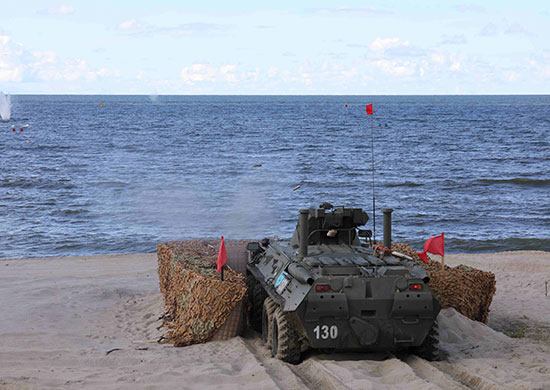 На Балтийском флоте проводится тактическое учение с подразделениями морской пехоты