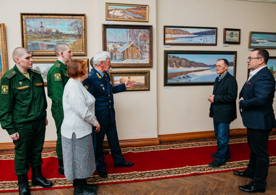 В ЦОК ВКС открылась выставка «Мозаика» заслуженного художника Российской Федерации Валерия Мокрушина