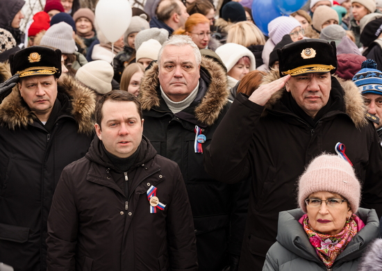 В Мурманске военнослужащие Северного флота приняли участие в акции «Крымская весна»