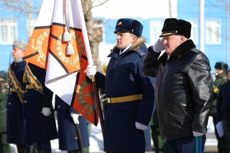 В штурмовом авиационном полку ВВО в Забайкалье состоялась торжественная церемония по случаю присвоения почетного наименования «Гвардейский»