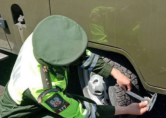 Автоинспекторы ЦВО Алтайского края провели акцию «Автошина»