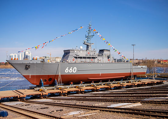 Экипаж новейшего корабля противоминной обороны «Лев Чернавин» прошел подготовку в Объединенном учебном центре ВМФ