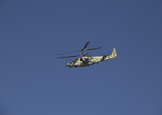 Экипажи вертолетов ЮВО в Армении уничтожили колонну условного противника в рамках контрольной проверки