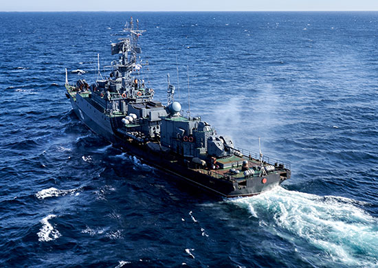 Корабельная поисково-ударная группа Северного флота провела учение по поиску подводных лодок