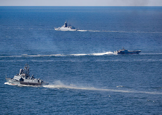 Корабли Балтийского флота в рамках планового учения выполнили артиллерийские стрельбы в акватории Балтийского моря