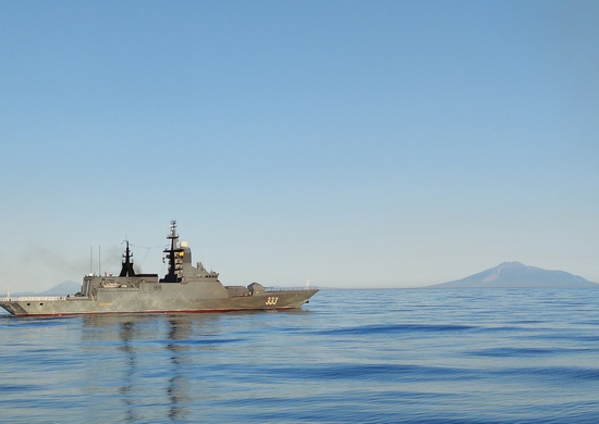 Отряд боевых кораблей Тихоокеанского флота в составе трёх корветов вышел в море для проведения учения по развертыванию сил