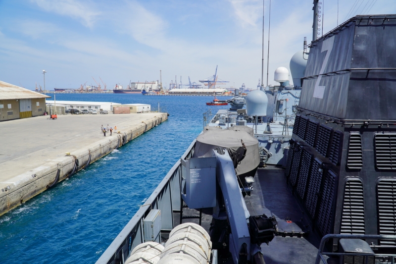 Отряд кораблей Северного флота прибыл в порт Джидда Королевства Саудовская Аравия