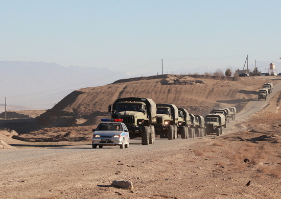 Подразделения российской военной базы в Таджикистане вернулись в пункты постоянной дислокации после участия в учении