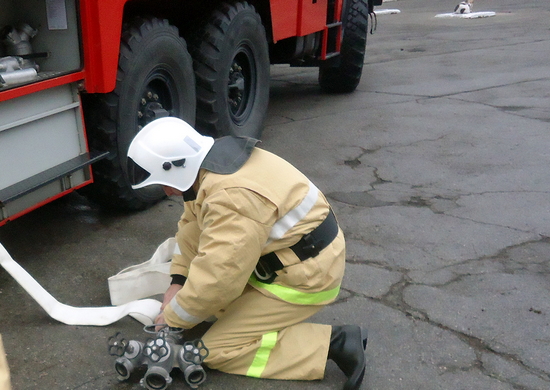 С российскими военнослужащими в Приднестровье проведено занятие по противопожарной подготовке