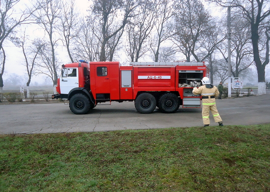 С российскими военнослужащими в Приднестровье проведено занятие по противопожарной подготовке