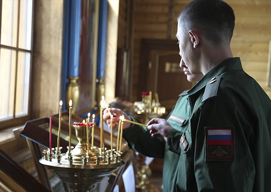 Светлую православную Пасху встретили военнослужащие  Восточного военного округа