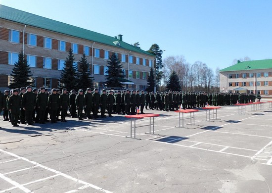 В 282-м учебном центре войск РХБ защиты состоялась торжественная церемония выпуска военнослужащих