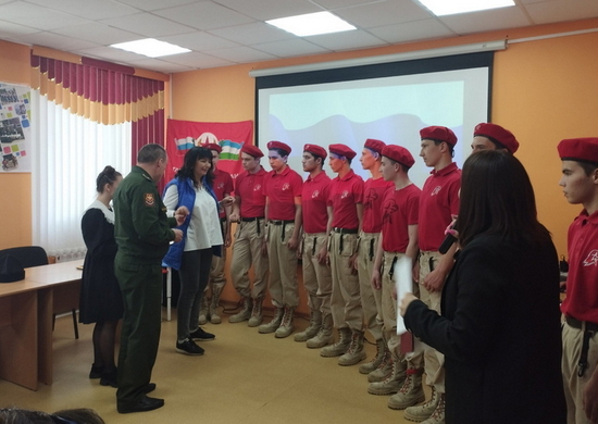 В Республике Башкортостан более 20 юношей и девушек вступили в ряды «Юнармии»