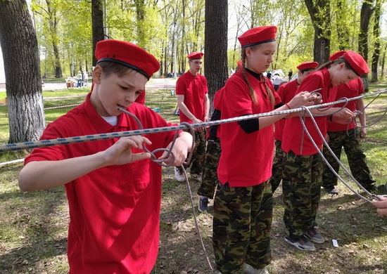 Юнармейцы из Кемеровской области приняли участие в военно-спортивной игре «Патриоты Кузбасса»