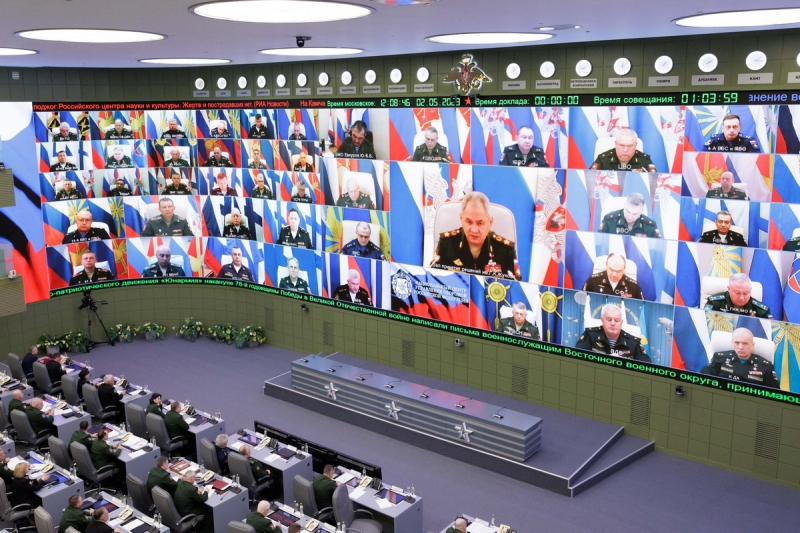 Министр обороны Российской Федерации провел тематическое селекторное совещание с руководящим составом Вооруженных Сил