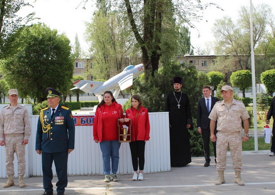 Российские военнослужащие присоединились к международной акции «Огонь память» в Киргизии