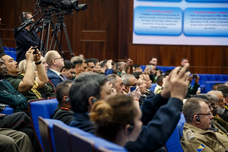 В Минобороны России проведен брифинг замминистра обороны РФ Александра Фомина для военных атташе дружественных стран