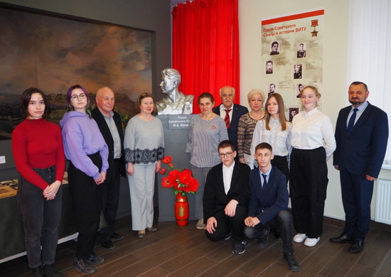 В Военном институте (инженерно-техническом) ВА МТО  открылась выставка к вековому юбилею  двух её выпускников – Героев Советского Союза