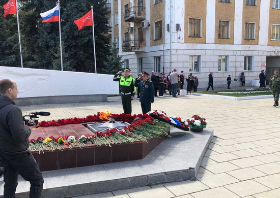 Военные автоинспекторы ЦВО в Кировской области приняли участие в торжественных мероприятиях, посвященных Дню Победы