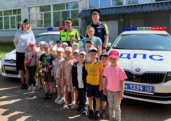 Автоинспекторы ЦВО провели профилактическое занятие с дошкольниками в Кировской области