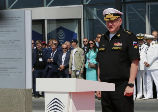 Главнокомандующий ВМФ принял участие в открытии  ХI Международного военно-морского салона МВМС-2023
