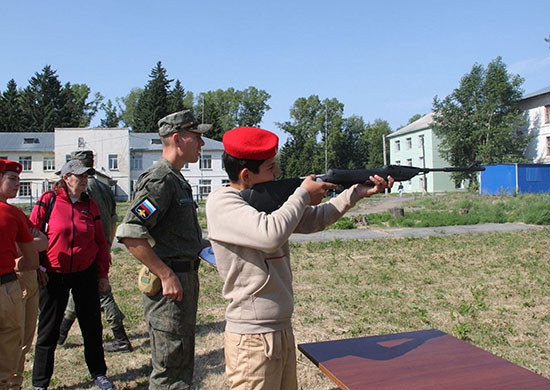 Юнармейцы из Новосибирской области приняли участие в спортивно-патриотической игре «Зарница»