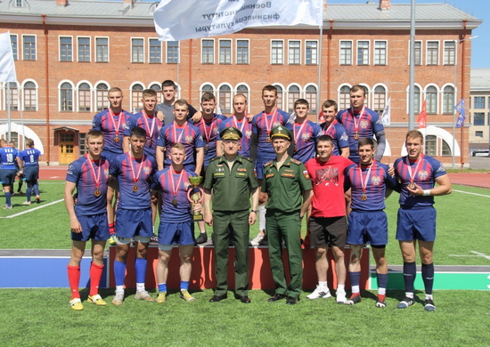Команда Военного института физической культуры стала победителем регионального этапа Кубка ВС РФ по регби-7