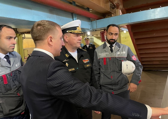 Командующий Тихоокеанским флотом адмирал Виктор Лиина принял участие в церемонии закладки корвета «Ретивый» для ТОФ