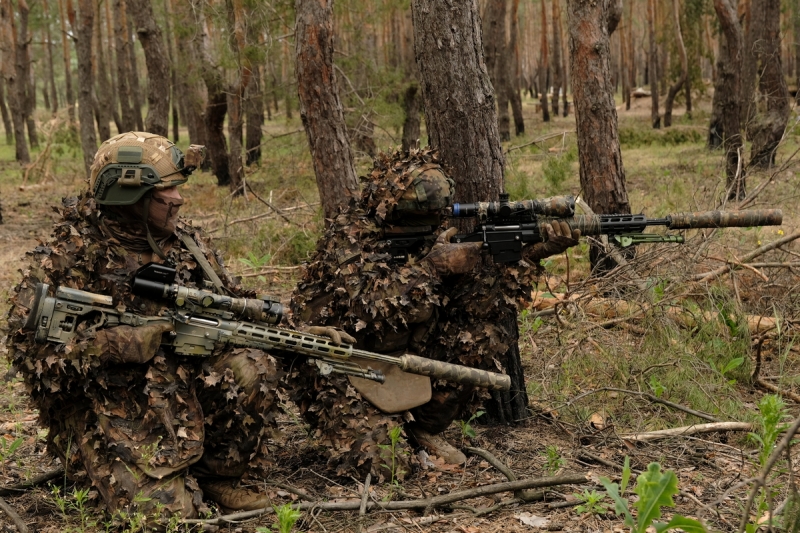 Снайперы ЦВО прикрыли действия группы специального назначения при захвате опорного пункта на Краснолиманском направлении
