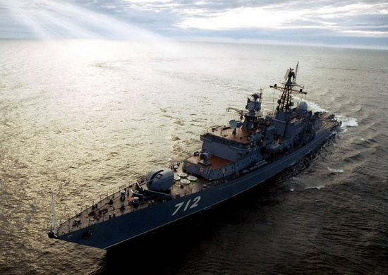 Сторожевой корабль «Неустрашимый» выполняет учебно-боевые задачи в Балтийском море