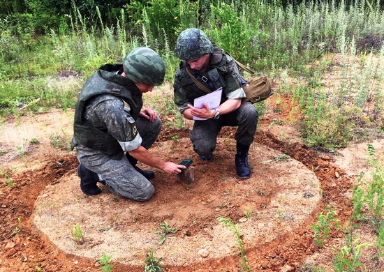 В Амурской области военные топографы Восточного военного округа провели тренировку на местности