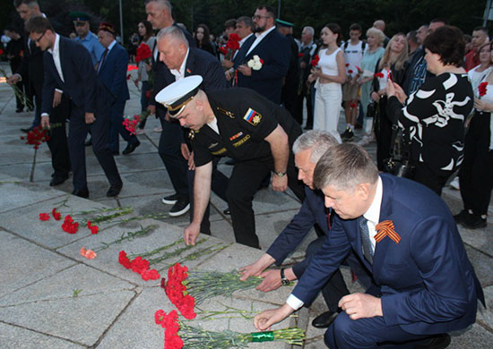 В День памяти и скорби на Балтийском флоте прошли памятные мероприятия