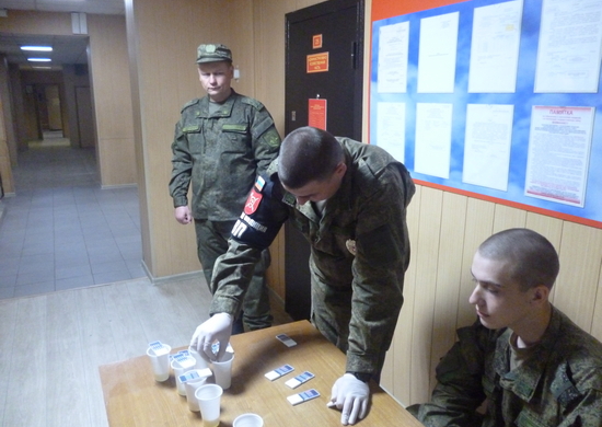 В объединении 1-й армии противовоздушной и противоракетной обороны (особого назначения) завершилась акция «Армия против наркотиков»