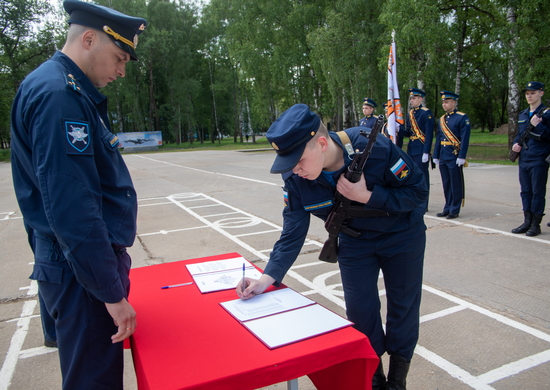 В Тверском полку ВТА состоялась церемония приведения к Военной присяге