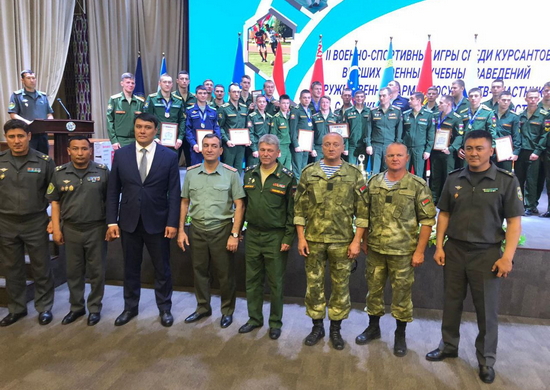 В Узбекистане прошли II Военно-спортивные игры курсантов государств СНГ