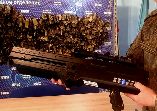 Военнослужащим ВВО на Сахалине подарили современные антидронные ружья для применения в зоне проведения СВО