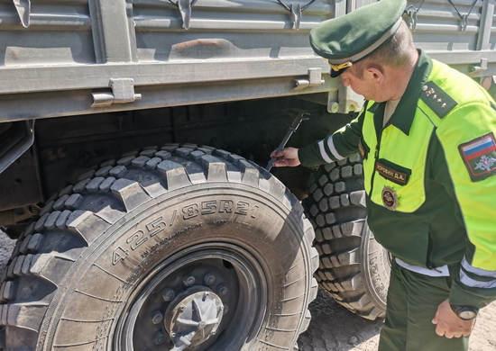 Военные автоинспекторы ЦВО провели акцию «Автошина»  в Оренбургской области