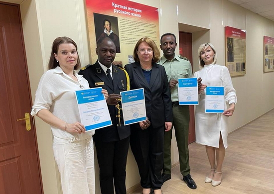 Иностранные слушатели Военно-морской академии победили в XIII Международном Пушкинском конкурсе