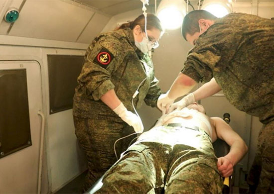 Морские пехотинцы Северного флота провели занятия по тактической медицине