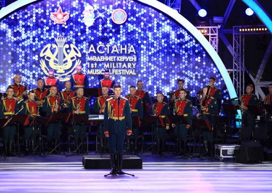 Музыканты Военного оркестра ЗВО приняли участие  в гала-концерте в Астане