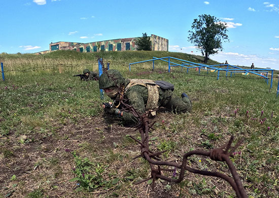 В Самарской области в мотострелковом соединении ЦВО проведена тренировка по антитеррору